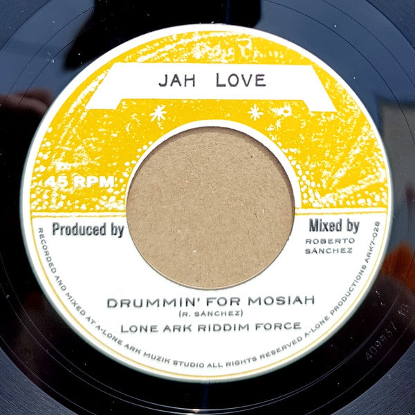 Ranking Joe, Lone Ark Riddim Force : Marcus Garvey / Drummin' For Mosiah (7")