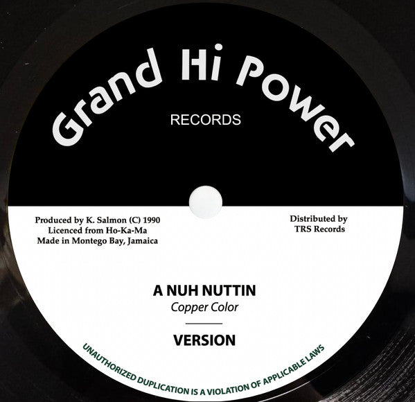 Hero Culture /  Copper Color : Pack Up / A Nuh Nuttin (12")