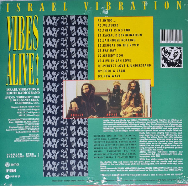 Israel Vibration : Vibes Alive! (2xLP, RSD, RE)