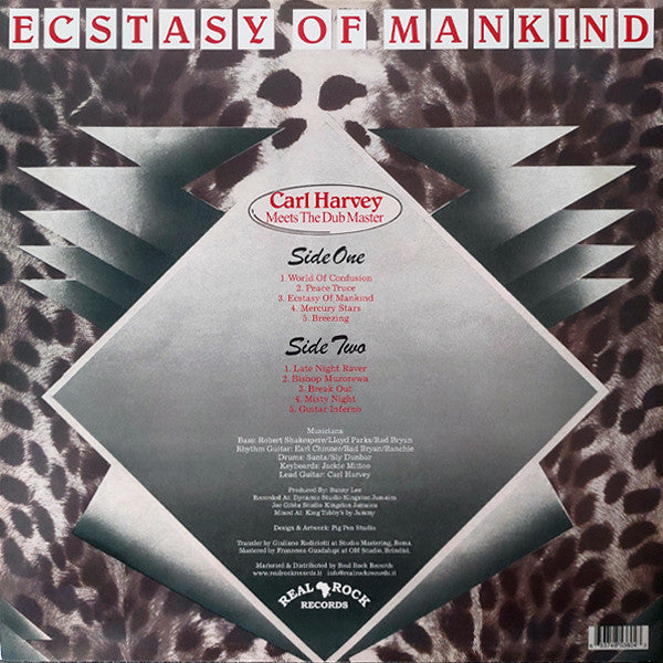 Carl Harvey Meets Prince Jammy : Ecstasy Of Mankind (LP, Album, RSD, RE)