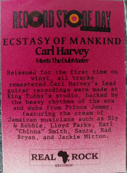 Carl Harvey Meets Prince Jammy : Ecstasy Of Mankind (LP, Album, RSD, RE)