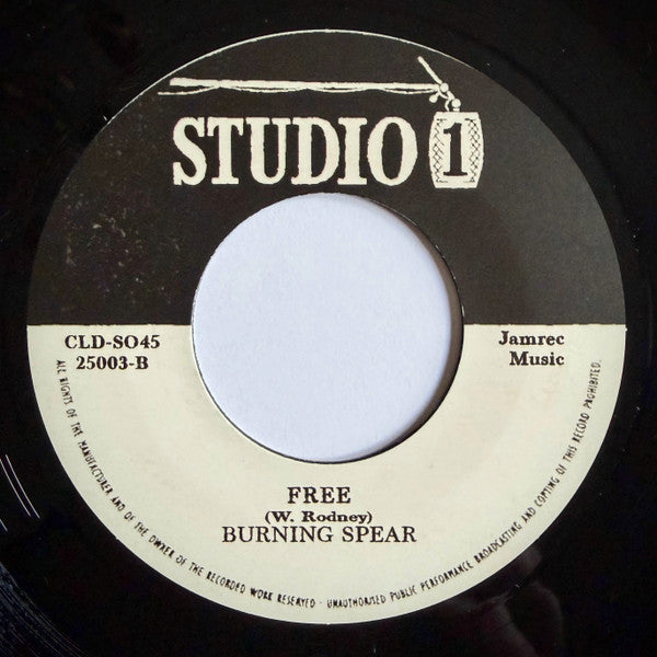 Larry Marshall / Burning Spear : Let's Make It Up / Free (7", RE)
