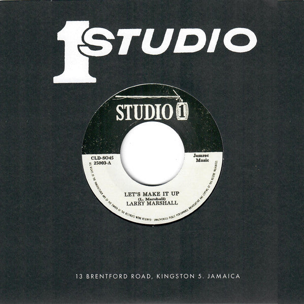 Larry Marshall / Burning Spear : Let's Make It Up / Free (7", RE)