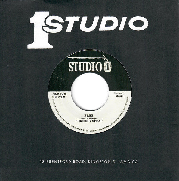Larry Marshall / Burning Spear : Let's Make It Up / Free (7", RE)