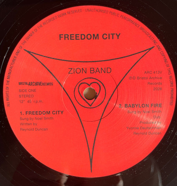Zion Band : Freedom City (12", RE)
