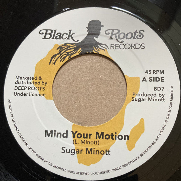 Sugar Minott : Mind Your Motion (7", Ltd, RE)