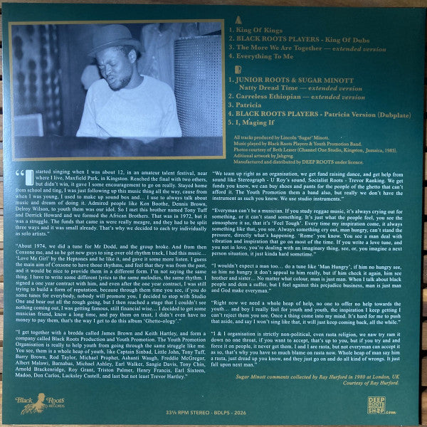 Sugar Minott : Roots Showcase (LP, Album, Comp, Ltd)