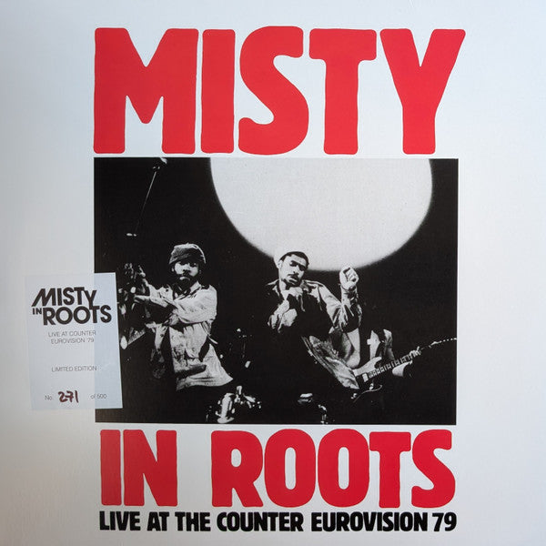 Misty In Roots : Live At The Counter Eurovision 79 (LP, Album, Ltd, Num, RE)