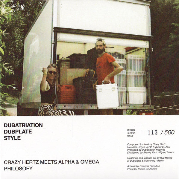 Crazy Hertz meets Alpha & Omega : Philosofy (7", Num, Pic)