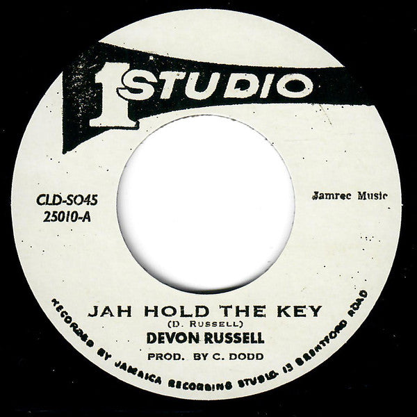 Devon Russell : Jah Hold The Key (7", RE)