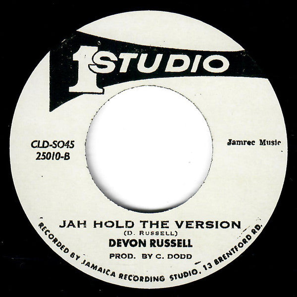 Devon Russell : Jah Hold The Key (7", RE)