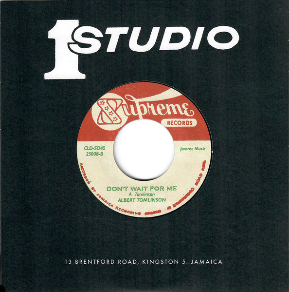 Lloyd Evans / Albert Tomlinson : I'm Losing You / Don't Wait For Me (7", RE)