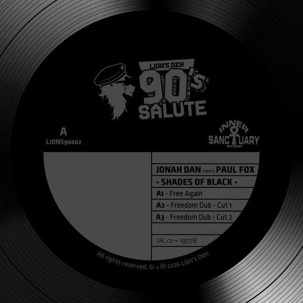 Shades Of Black (3) : Free Again / Fight For The Right (12")