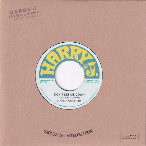 Marcia Griffiths, King Cannon : Don't Let Me Down / What Happen Man (7", Ltd, Num, RP)