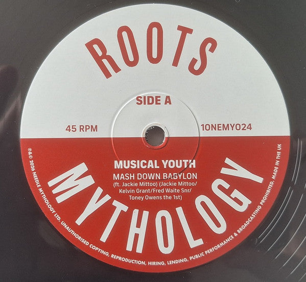 Musical Youth : Mash Down Babylon (10", Ltd)