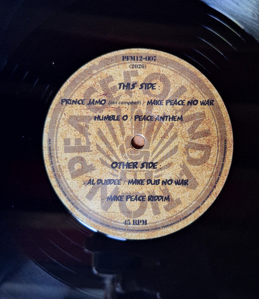 Prince Jamo : Make Peace No War (12", Ltd)