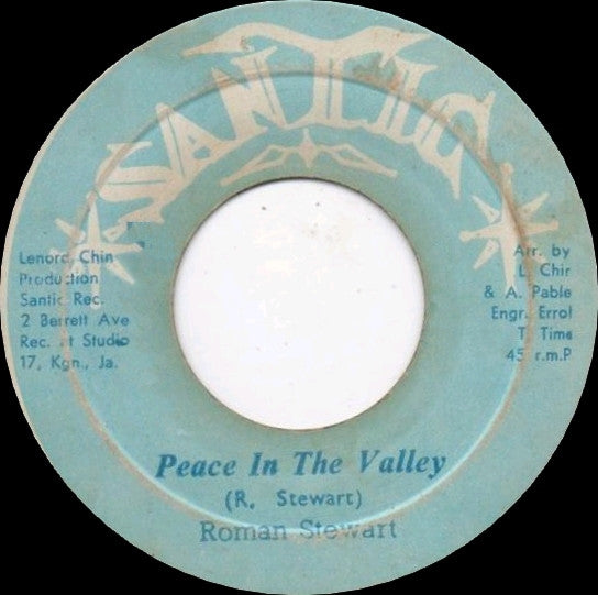 Roman Stewart / Leonard Santic All Stars : Peace In The Valley (7")