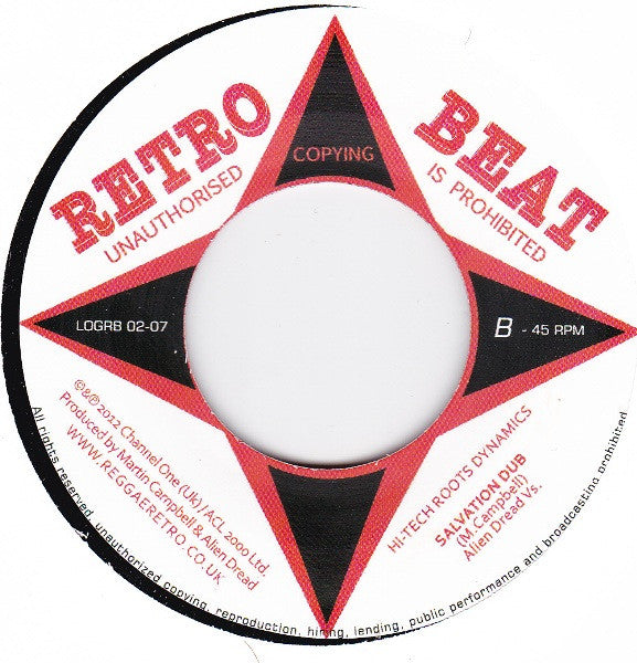 Peter "Roots" Lewis : Jah Is My Salvation (7", Ltd, Num)