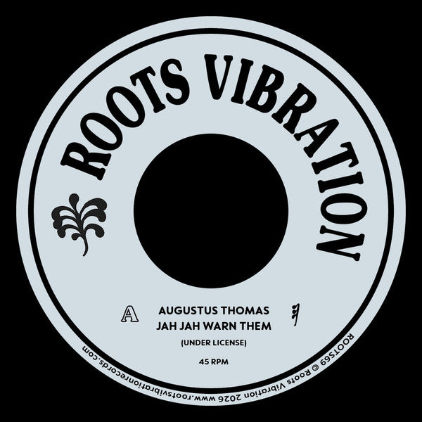 Augustus Thomas : Jah Jah Warn Them (7", Single, RE, RM)