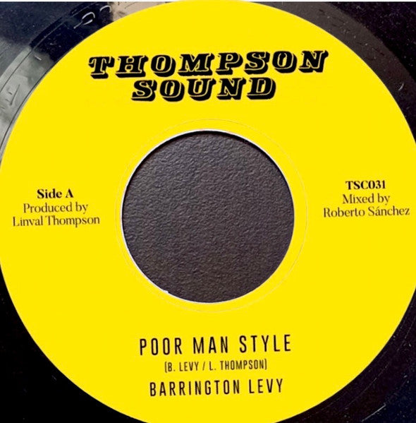 Barrington Levy : Poor Man Style (7", Single, Ltd)