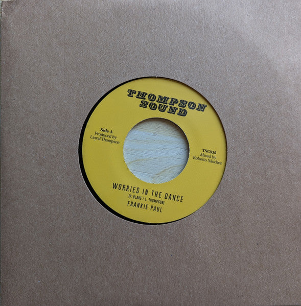 Frankie Paul : Worries In The Dance (7", Single, Ltd)