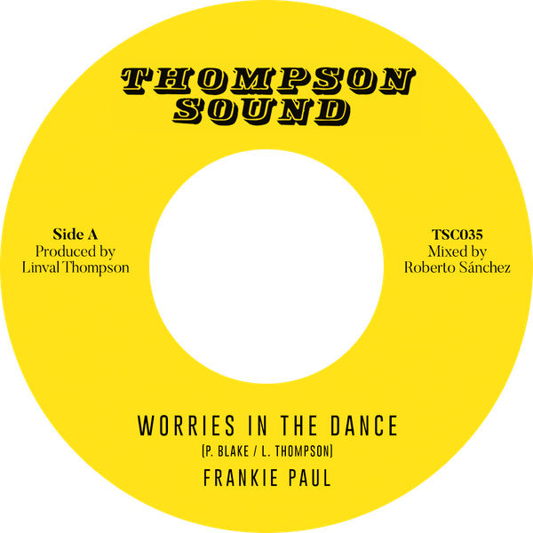 Frankie Paul : Worries In The Dance (7", Single, Ltd)