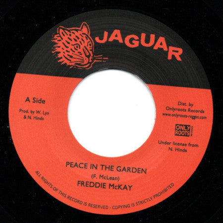 Freddie McKay : Peace In The Garden (7", RP)