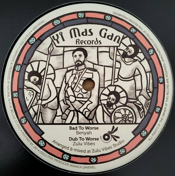 Stepper'One, Benyah, Zulu Vibes : Nairobi / Bad To Worse (12", Maxi)