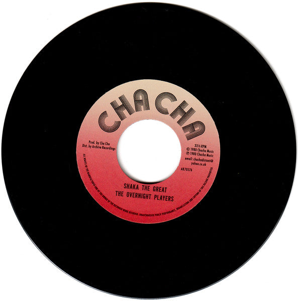Overnight Players : Shaka The Great (7", Single)