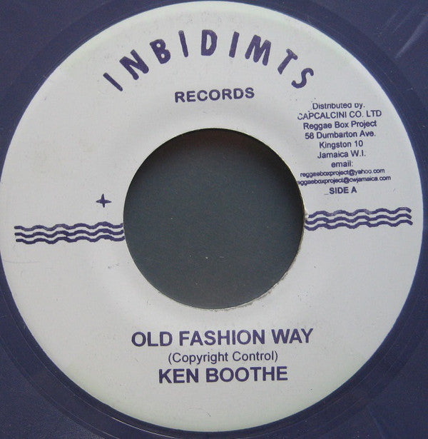 Ken Boothe / Dennis Alcapone : Old Fashion Way / Spanish Omega (7", RE, Pur)