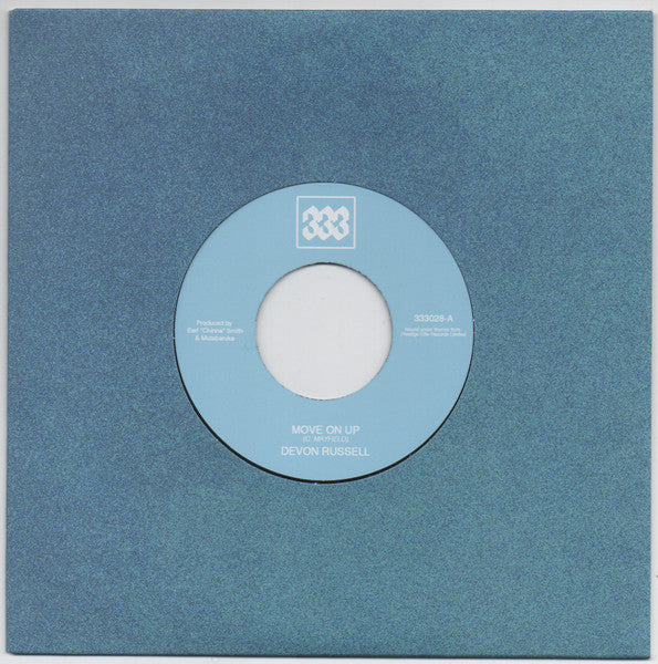 Devon Russell : Move On Up / Darker Than Blue (7", Single, RE)
