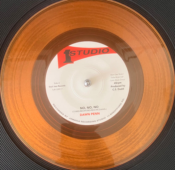 Dawn Penn / Jackie Mittoo : No No No / Ghetto Organ (7", Single, Ltd, Ora)