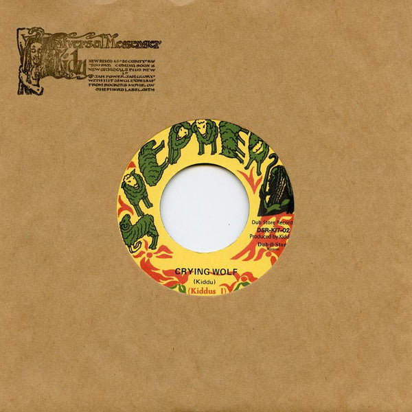 Kiddus I : Crying Wolf (7", RE)