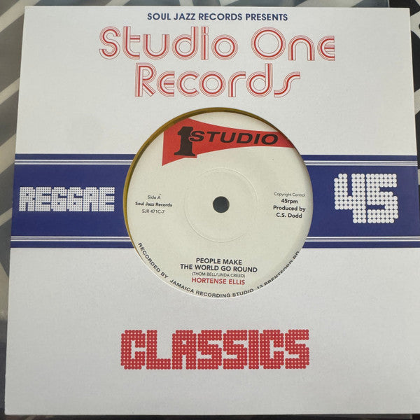 Hortense Ellis : People Make The World Go Round (7", Single, Ltd, Yel)