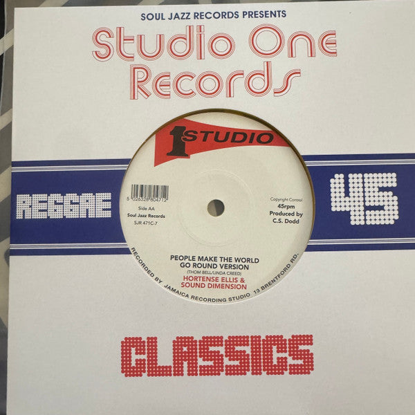 Hortense Ellis : People Make The World Go Round (7", Single, Ltd, Yel)