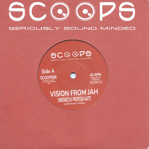 Vibronics Ft. Prof. Natty : Vision From Jah (7")