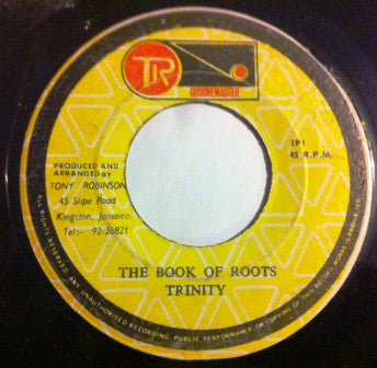 Trinity (4) / Delroy Wilson : The Book Of Roots / Roots Version (7")