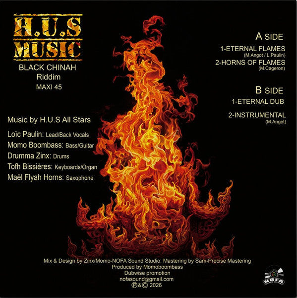 Loïc Paulin (2), Flyah Horns : Eternal Flames (12", Maxi)