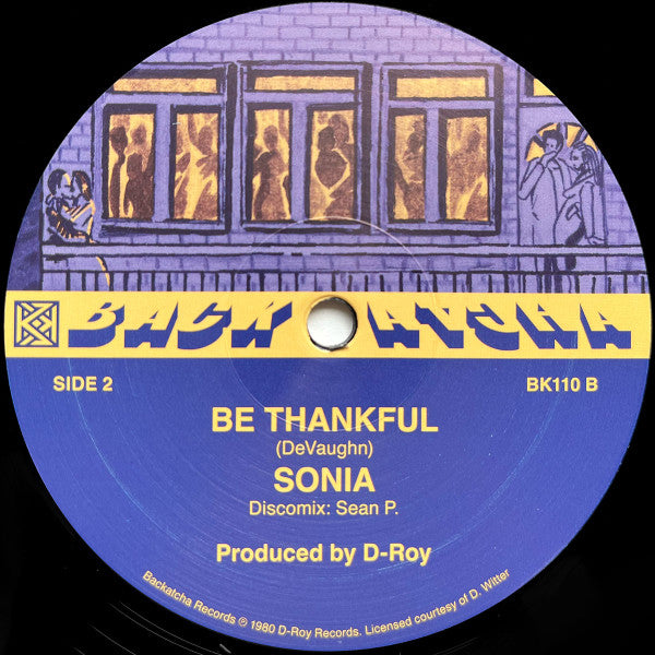 Cornel Campbell / Sonia : Be Thankful / Be Thankful (12", RE)