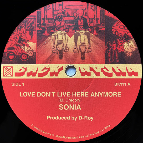 Sonia (18) : Love Don’t Live Here Anymore / Use To Be My Dread  (12", RE)