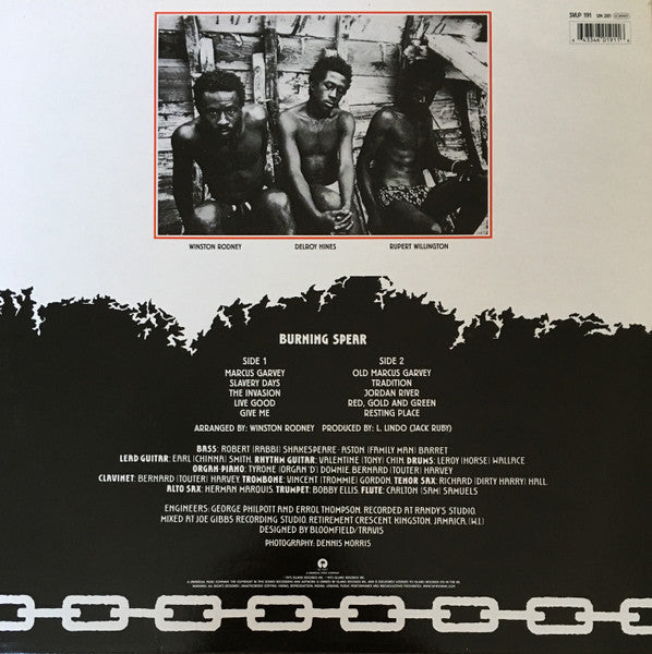 Burning Spear : Marcus Garvey (LP, Album, RE)