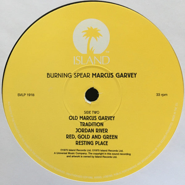 Burning Spear : Marcus Garvey (LP, Album, RE)