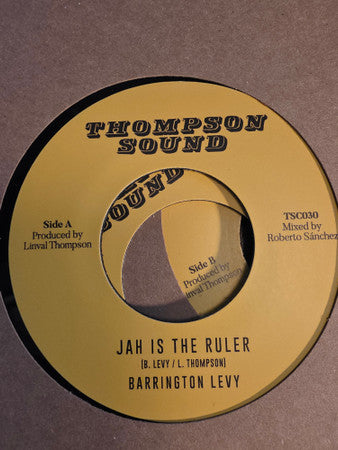 Barrington Levy : Jah Is The Ruler (7", Single, Ltd)