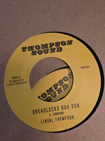 Linval Thompson : Dreadlocks Nah Run (7", Single, Ltd)