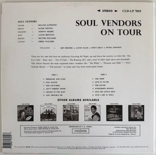 The Soul Vendors : On Tour (LP, RE)