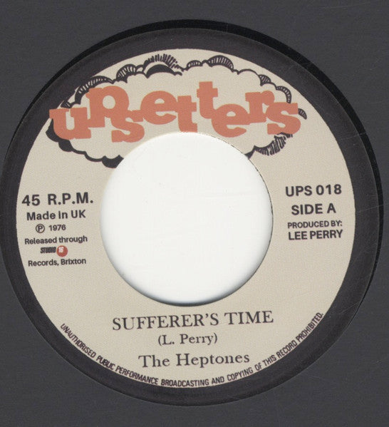 The Heptones : Sufferers Time (7", Single, RE)