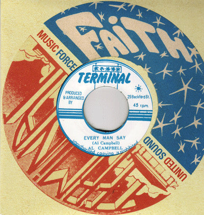 Al Campbell : Every Man Say (7", RE)