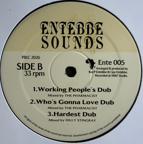 Sugar Minott, Ras Tuffy Irie, Ras Charmer : Working People's Song / Who's Gonna Love Jah / The Hardest (12")