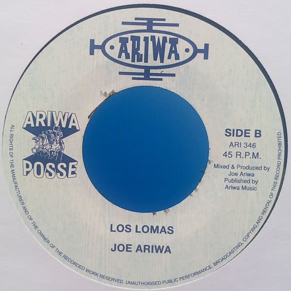 Joe Ariwa ft. Abel Miller : Jah Love, Jah Light (7")