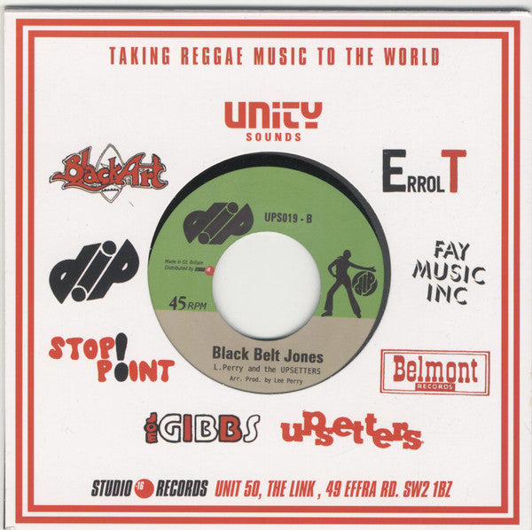 The Versatiles / Lee Perry And The Upsetters : Cutting Rasor / Black Belt Jones (7", RE)